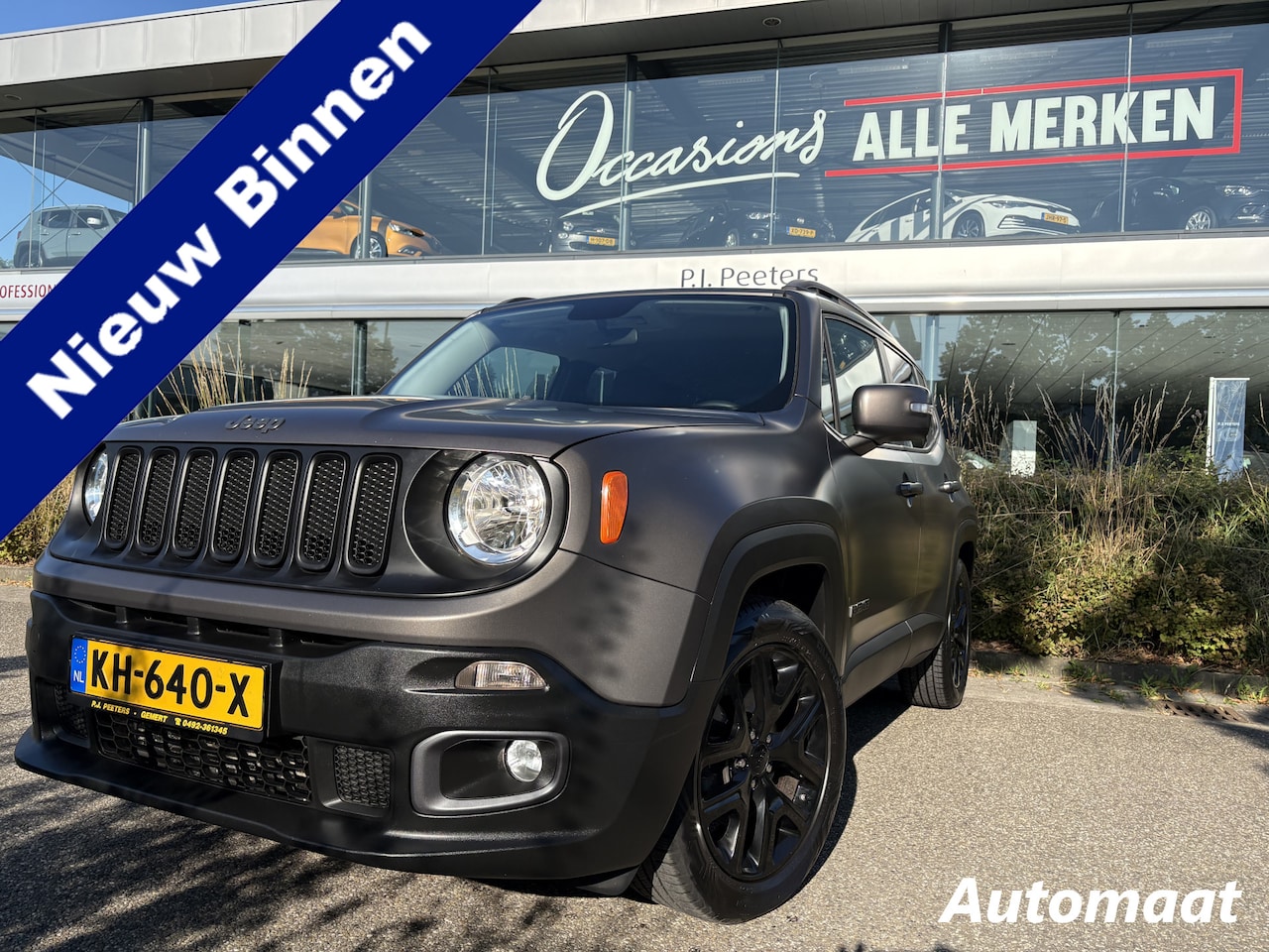 Jeep Renegade - 1.4 MultiAir Longitude Airco - Bluetooth - Navigatie - Cruise control - Parkeersensor acht - AutoWereld.nl