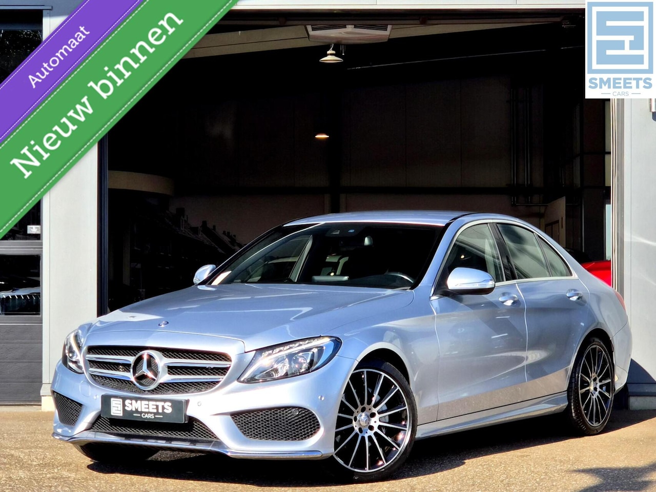 Mercedes-Benz C-klasse - 200 Prestige AMG-LINE Automaat|Leer|Trekh. - AutoWereld.nl