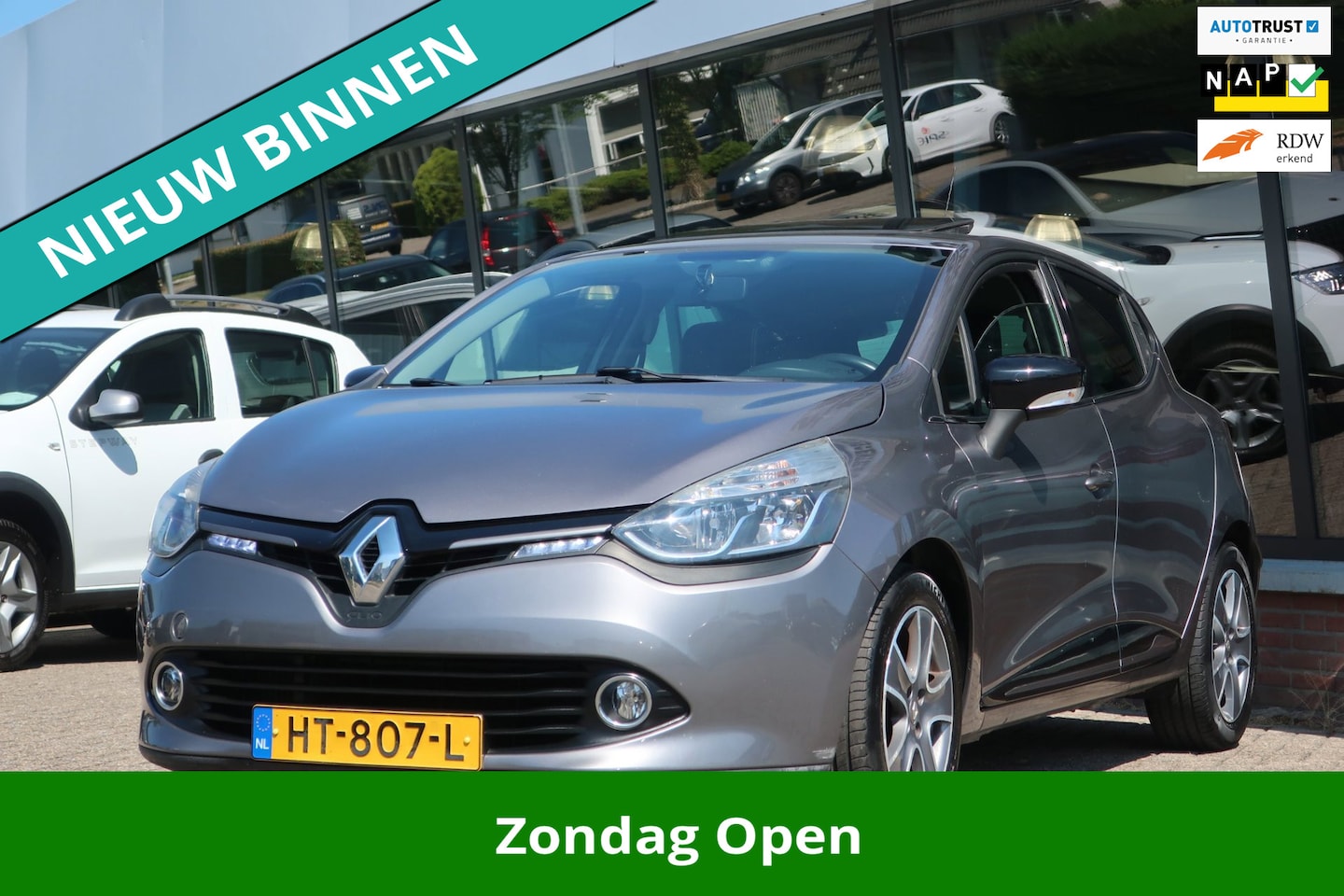 Renault Clio - 0.9 TCe ECO Night&Day 2e EIG_LED_OPENDAK_PDC_R-LINK_NAP. - AutoWereld.nl