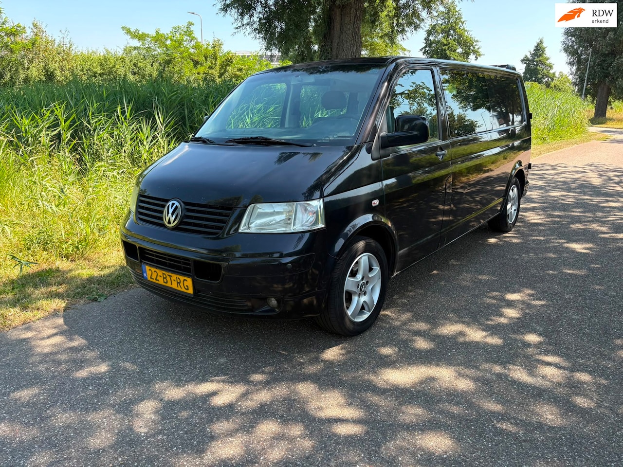 Volkswagen Transporter - 2.5 TDI 340 Automaat 3x Rood Airco Cruise Pdc Schuifkantel Dak - AutoWereld.nl