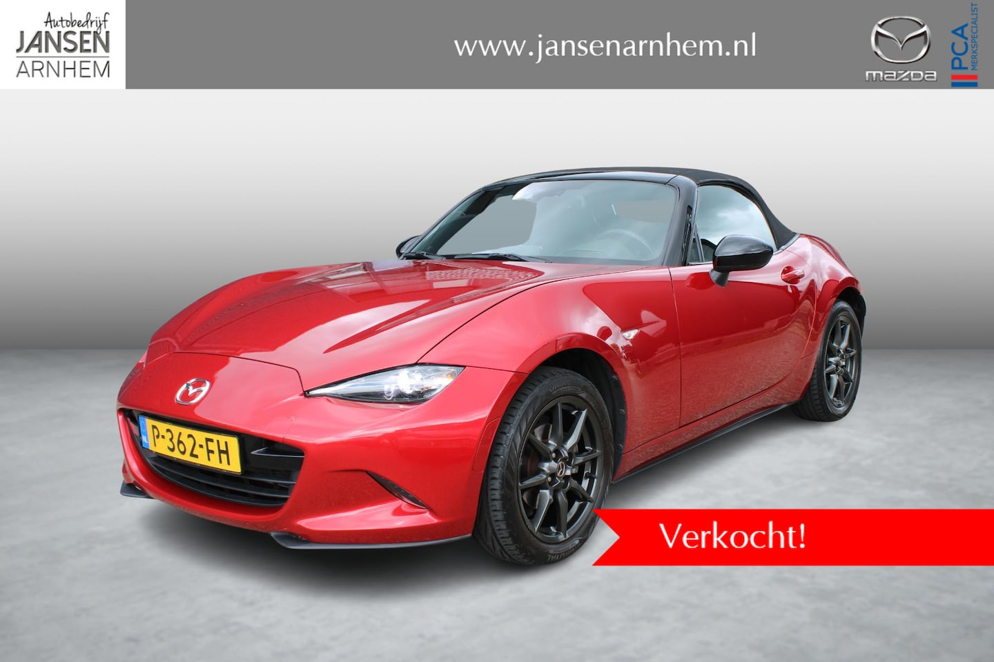 Mazda MX-5 - 1.5 SkyActiv-G 131 GT-M-Line , Leder, Navi, Clima, Cruise, Camera, Stoelverwarming, Apple - AutoWereld.nl