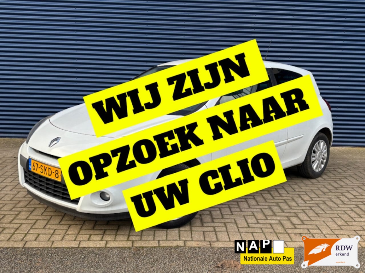 Renault Clio - 1.5 dCi WIJ ZOEKEN UW CLIO DCI - AutoWereld.nl