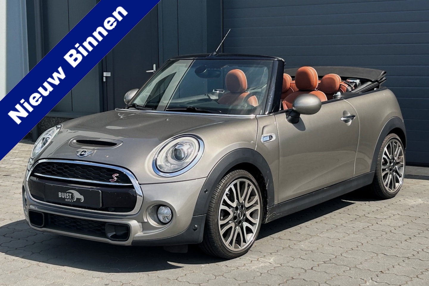 MINI Cabrio - 2.0 Cooper S Chili Serious Business LEER H/K 18" 53645KM! - AutoWereld.nl