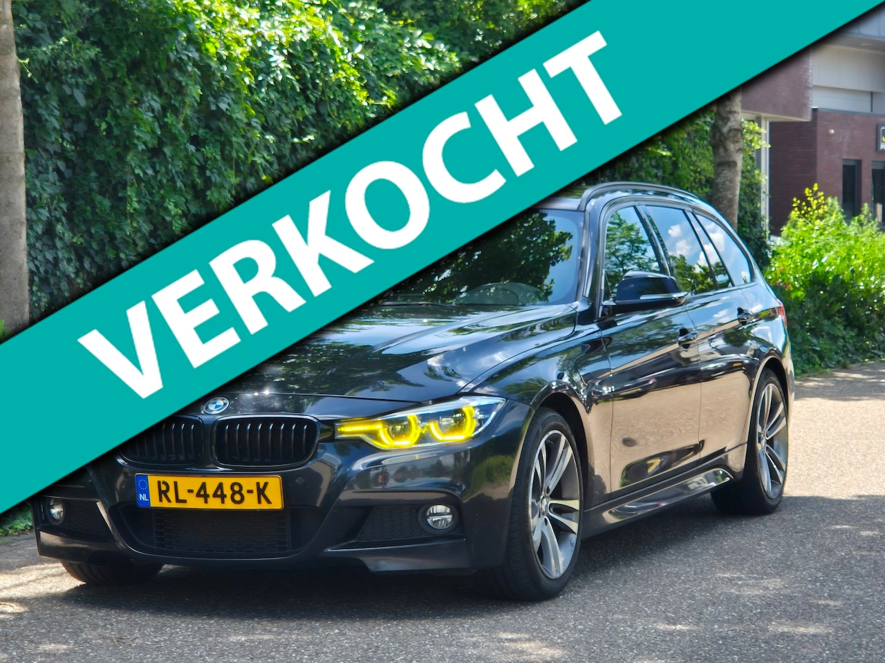 BMW 3-serie Touring - 320i M Sport B48 6WB Apple CarPlay Trekhaak Shadowline GR Navi Touch Angle 320i Corporate - AutoWereld.nl