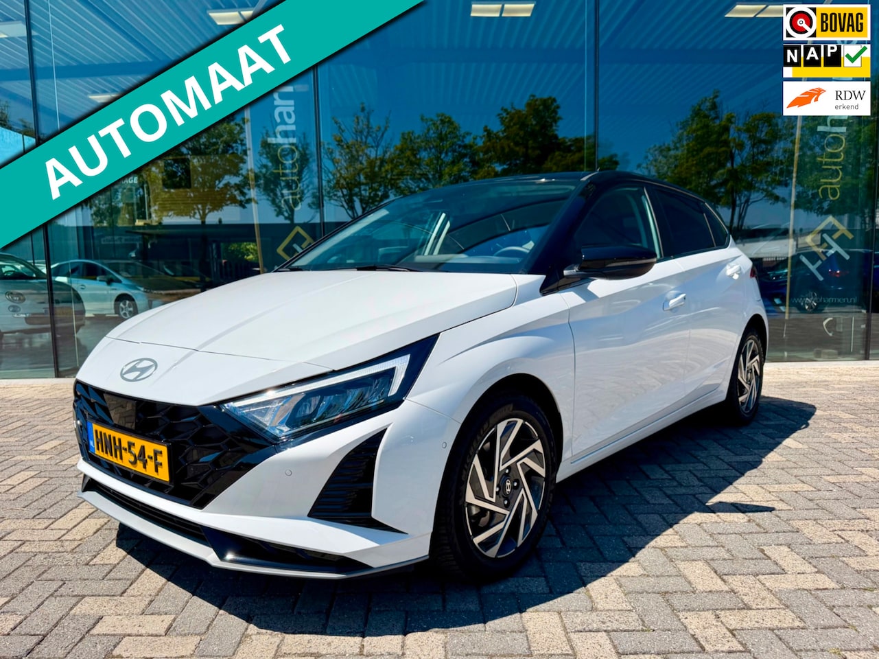 Hyundai i20 - 1.0 T-GDI Hybride automaat Premium, NAP, CarPlay, Bose, Camera, LED - AutoWereld.nl