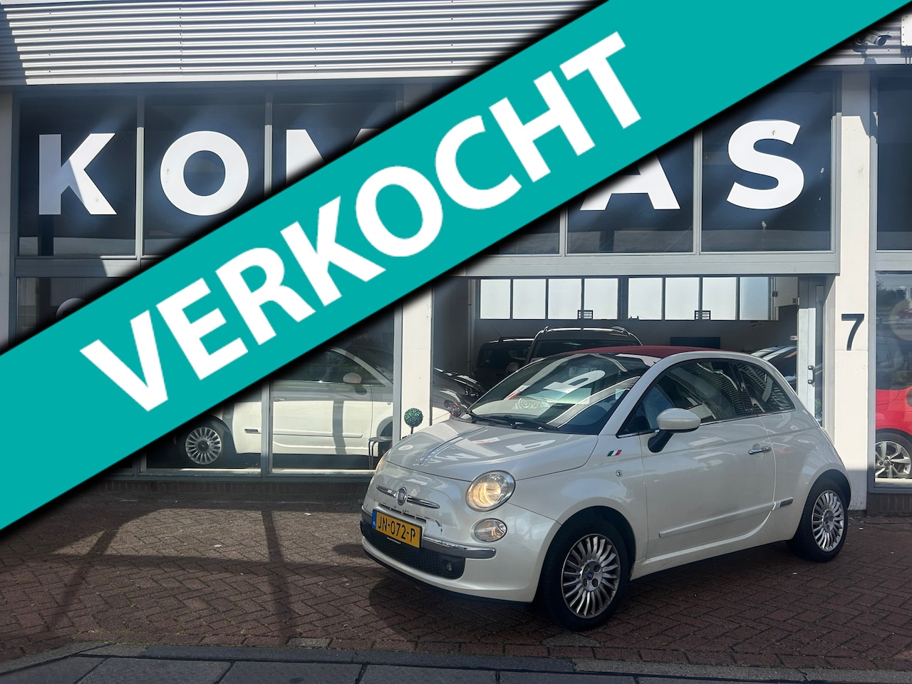Fiat 500 C - 1.2 CABRIO|Nw.Distributieriem|Airco|CARPLAY|Apk|P.Sensor|USB|Multi.Stuurwiel| - AutoWereld.nl
