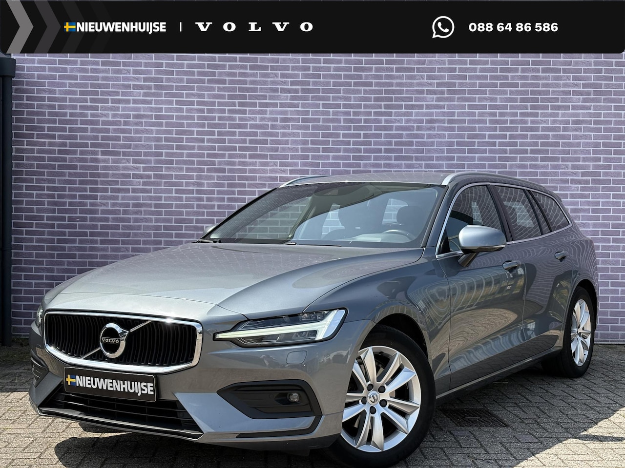 Volvo V60 - 2.0 B4 Business Pro | Adaptieve cruise control | Blis | Verwarmde voorstoelen | AppleCar P - AutoWereld.nl