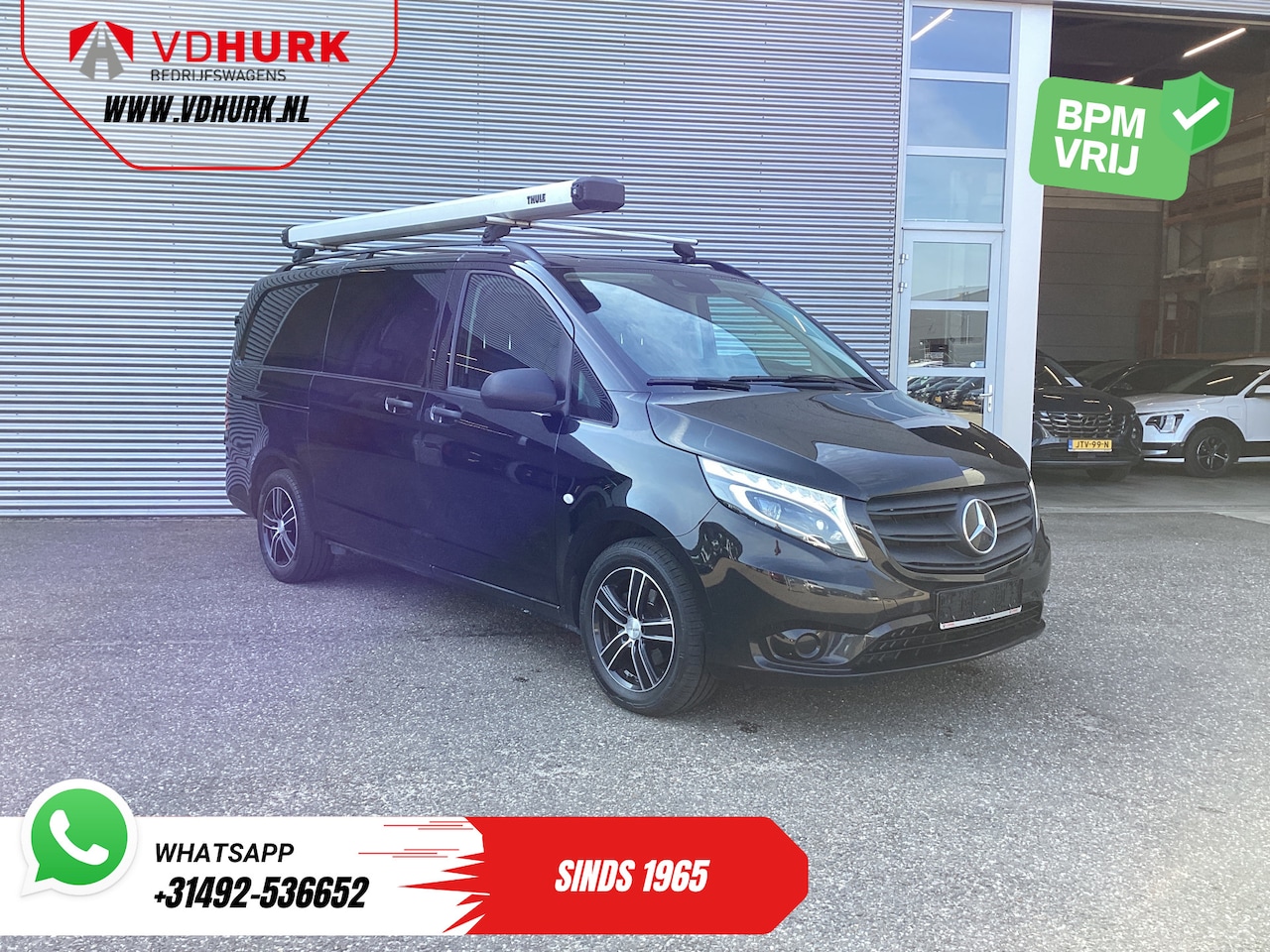 Mercedes-Benz Vito - 116 CDI Aut. L2 LED/ Standkachel/ Stoelverw./ Carplay/ Camera/ Cruise/ Trekhaak/ Airco - AutoWereld.nl