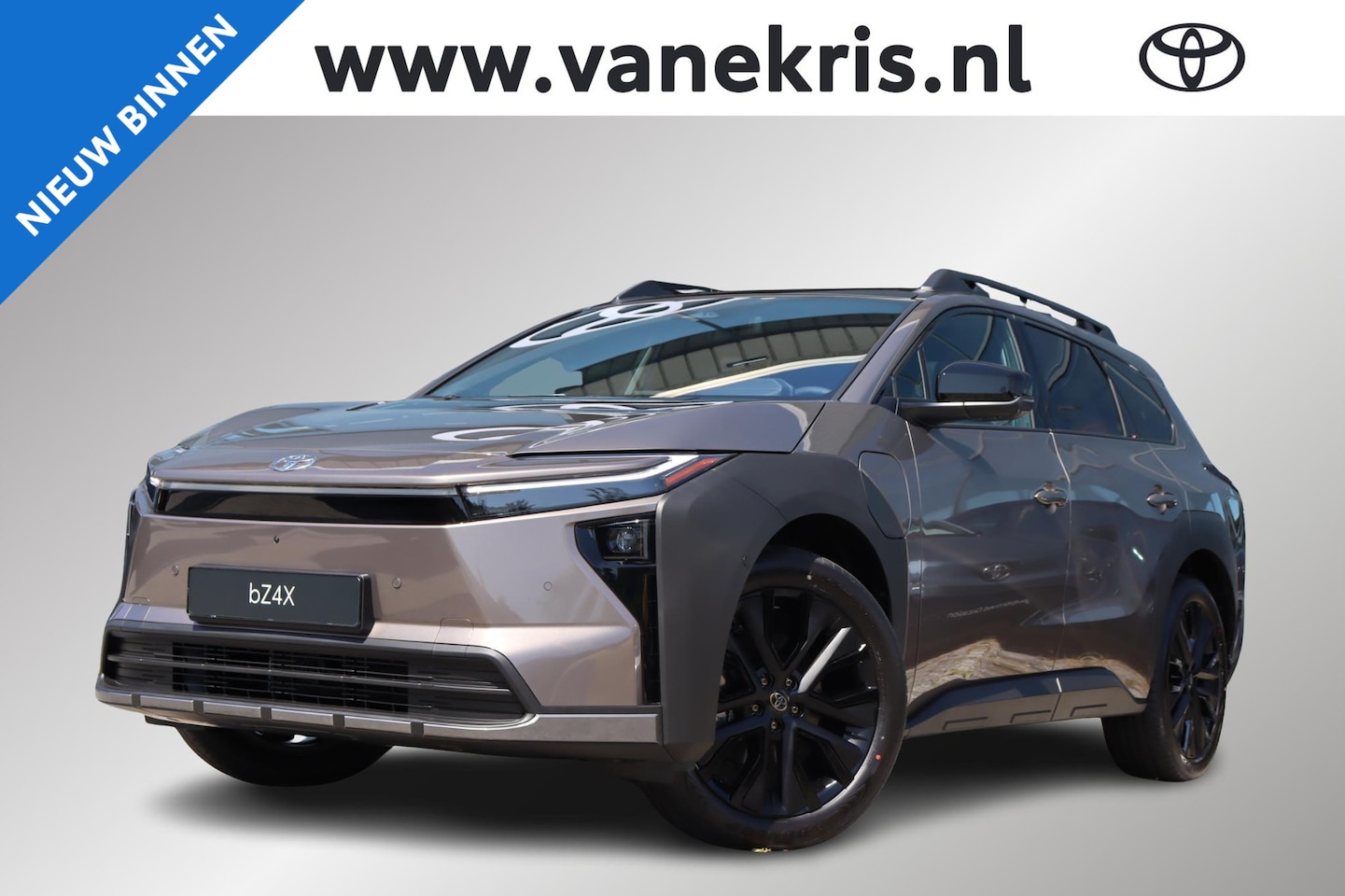 Toyota bZ4X Touring - Executive AWD 75 kWh Executive AWD 75 kWh, 20 Inch LM, Panoramadak 1500 Kg trekgewicht, Synthetic Leather Black - AutoWereld.nl