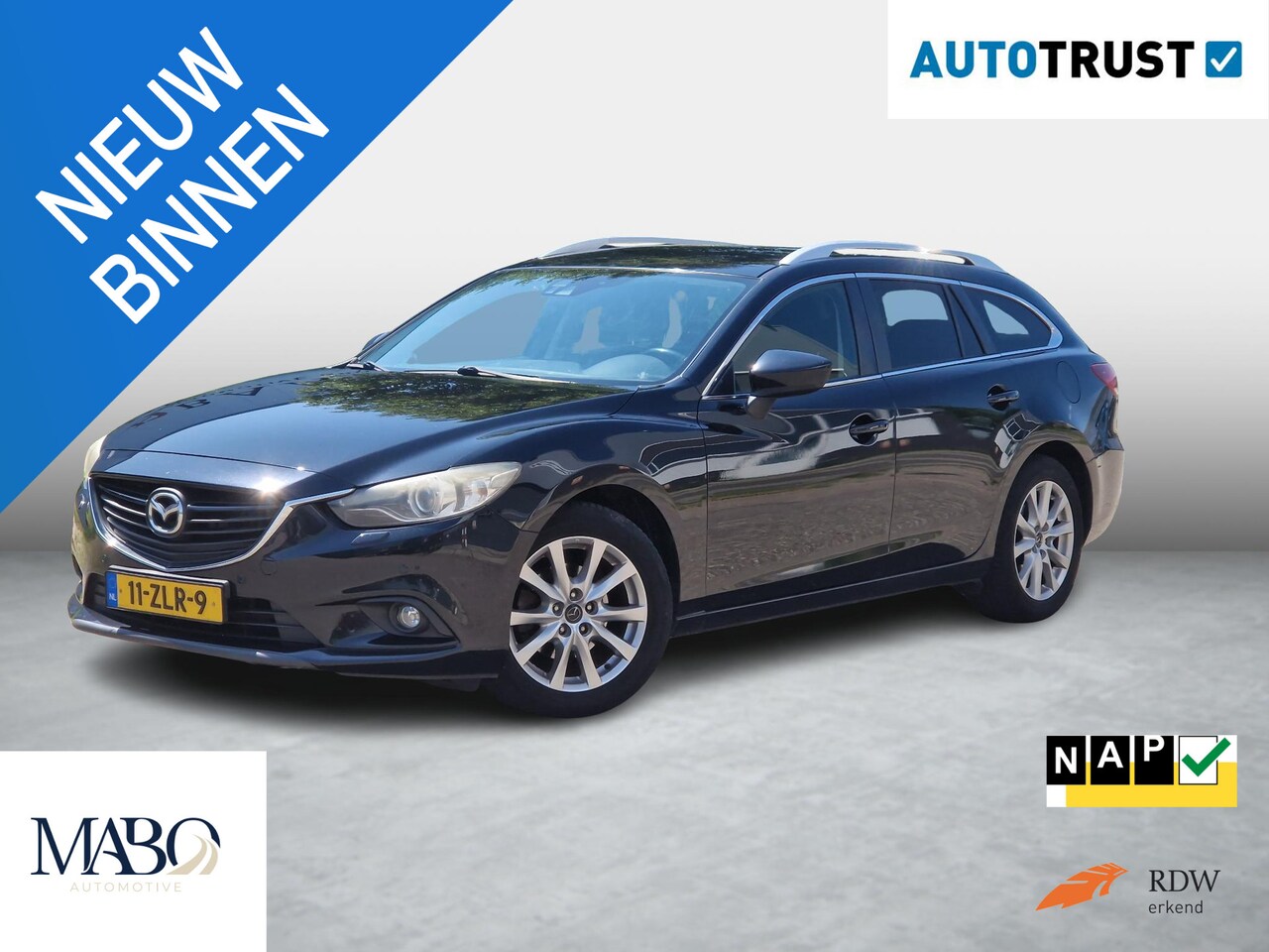 Mazda 6 Sportbreak - 2.0 TS+ Lease Pack 1 berijder|NL Auto|Navi|Parkeers.| - AutoWereld.nl