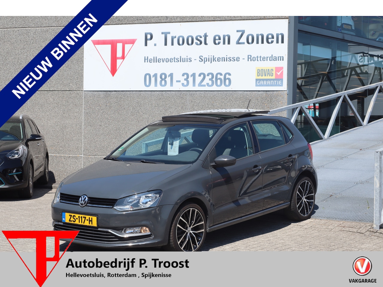 Volkswagen Polo - 1.2 TSI Highline Panoramadak/Bluetooth/Airco/Licht metalen velgen - AutoWereld.nl