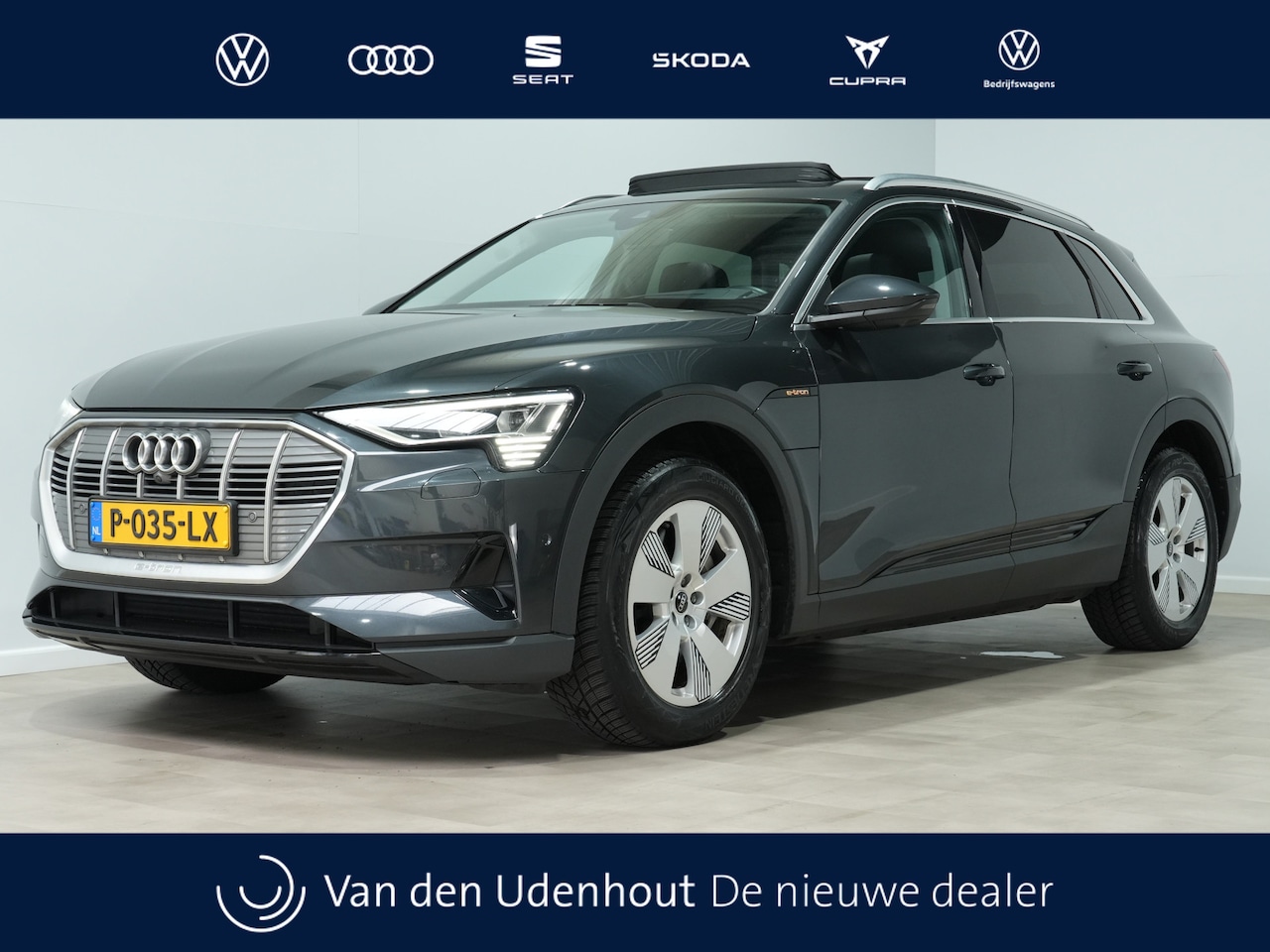 Audi e-tron - 55 quattro edition 95 kWh Panoramadak, Stoelventilatie, Leer, 52 - AutoWereld.nl