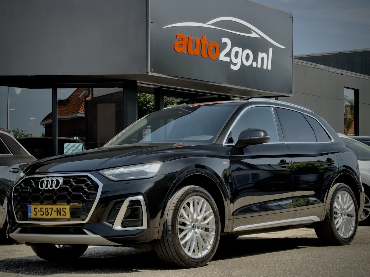 Audi Q5 - 55 TFSI e AUT7 S-LINE EDITION PANODAK LEDER NAVI CAMERA DIGI-DASH APPLE-CARPLY LED LMV PDC - AutoWereld.nl