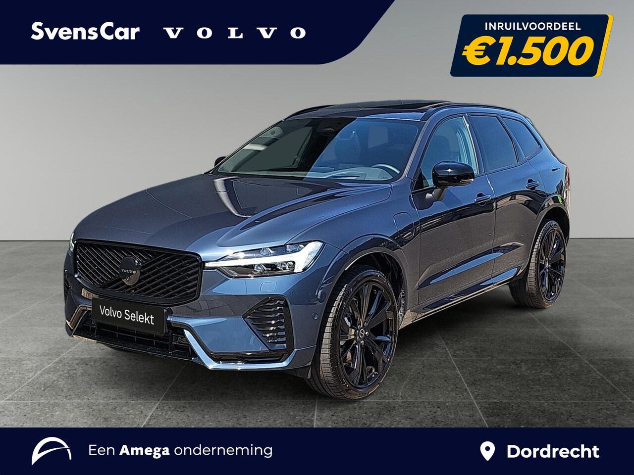 Volvo XC60 - 2.0 T6 Plug-in hybrid AWD Plus Black Edition | Elektrisch glazen panorama-dak | 360 graden - AutoWereld.nl