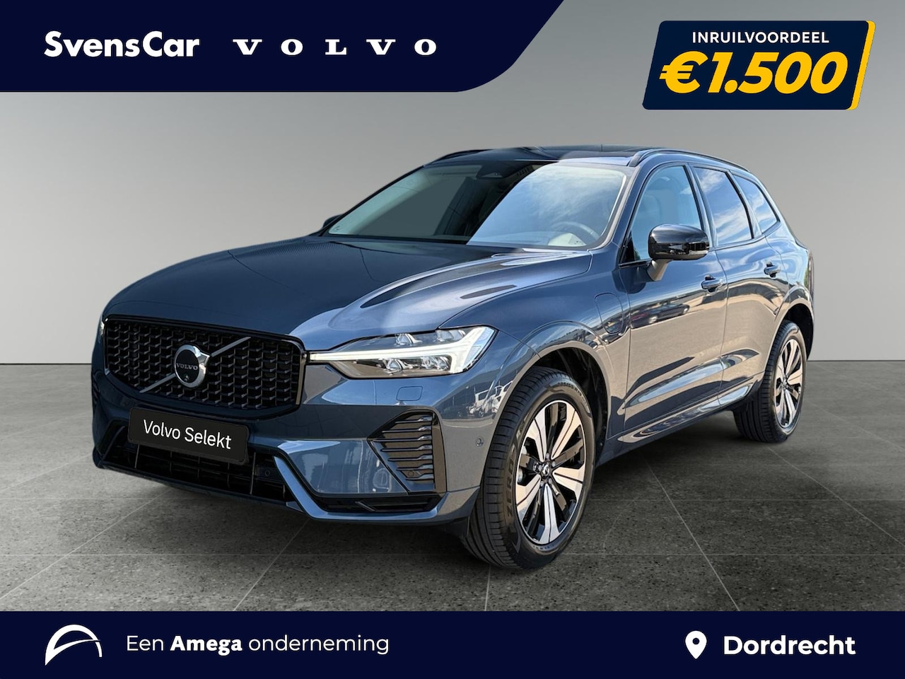 Volvo XC60 - 2.0 T6 Plug-in hybrid AWD Plus Dark | Panoramadak | Headup display | 360 camera | Getint g - AutoWereld.nl