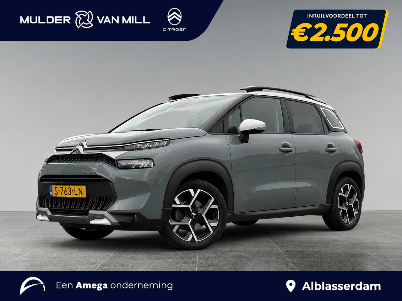 Citroën C3 Aircross - Shine Pack 1.2 Turbo 110pk | TREKHAAK | CAMERA | NAVI | LEDER | 1e EIGENAAR! | CLIMA | CRU - AutoWereld.nl