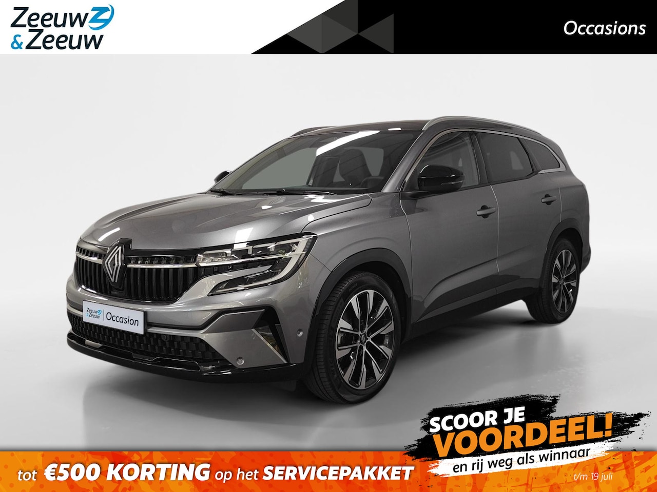 Renault Espace - E-Tech full hybrid 200 techno 5p. AUTOMAAT AIRCO CAMERA CRUISE CONTROLE LM VELGEN HOGE INS - AutoWereld.nl