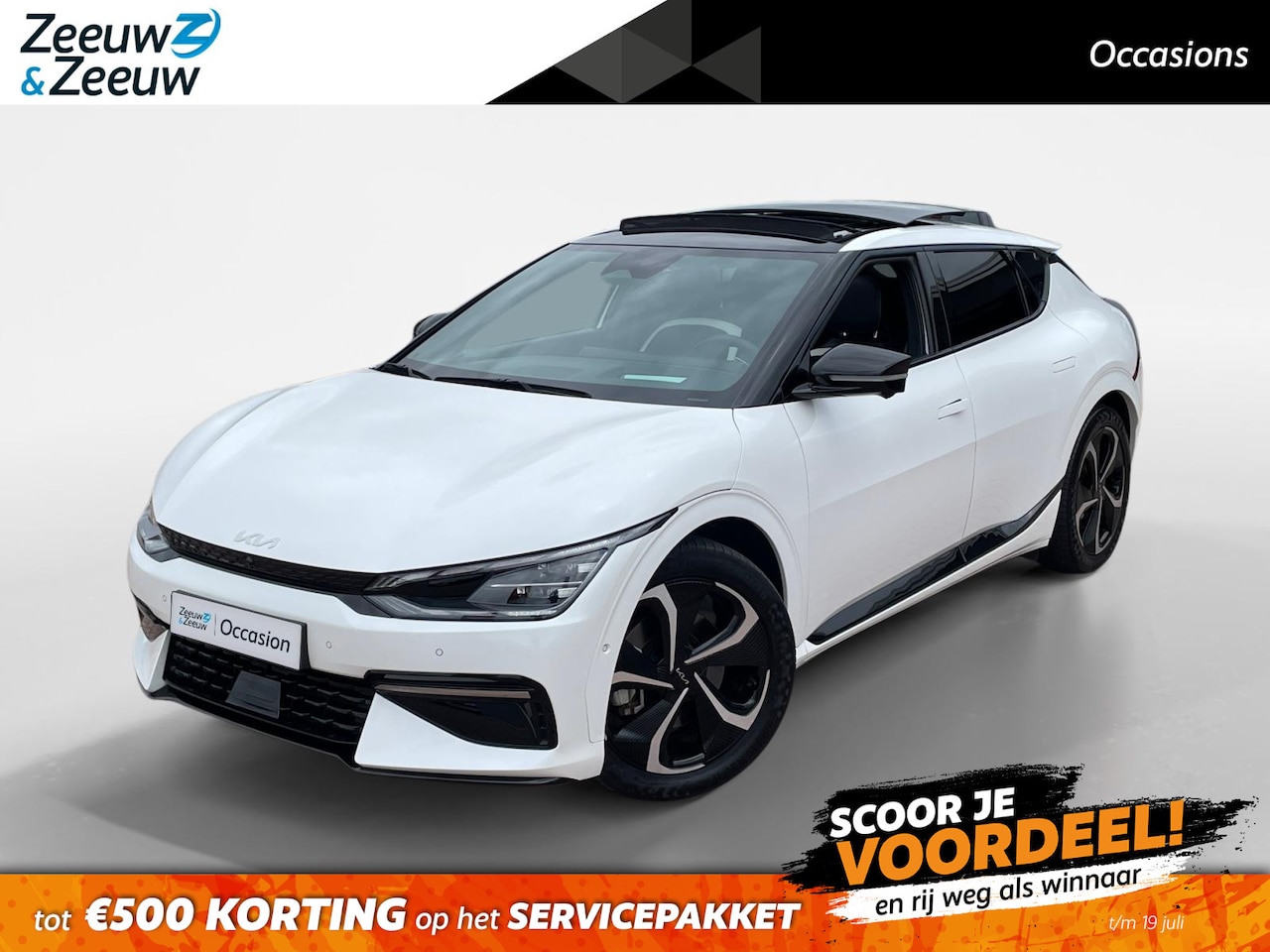 Kia EV6 - GT-Line AWD 77.4 kWh *Navi+360Camera*Schuif/kanteldak*Climate Control*Elekt. Achterklep*Tr - AutoWereld.nl