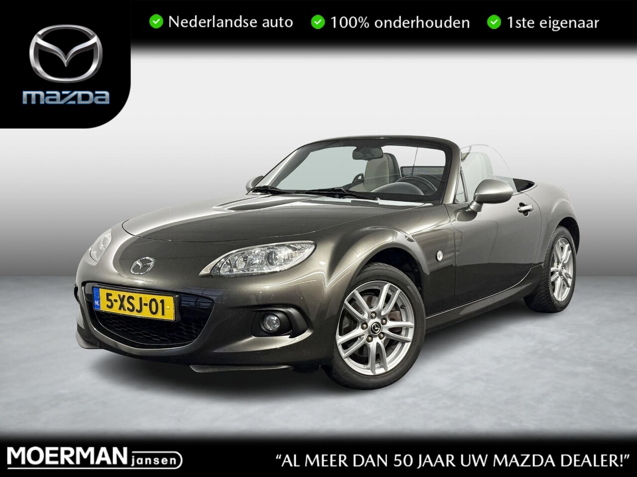 Mazda MX-5 - Roadster 1.8 Silver Edition / NL auto / Leder / Navigatie - AutoWereld.nl