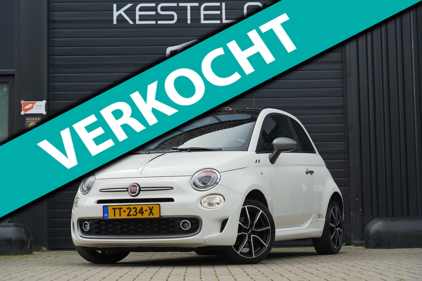 Fiat 500 - 1.2 S Automaat SPORT DESIGN PAKKET/PANO GLAS/AUTOM AIRCO/ELEKTR VERW SPIEGELS/CRUISEC/COMF - AutoWereld.nl