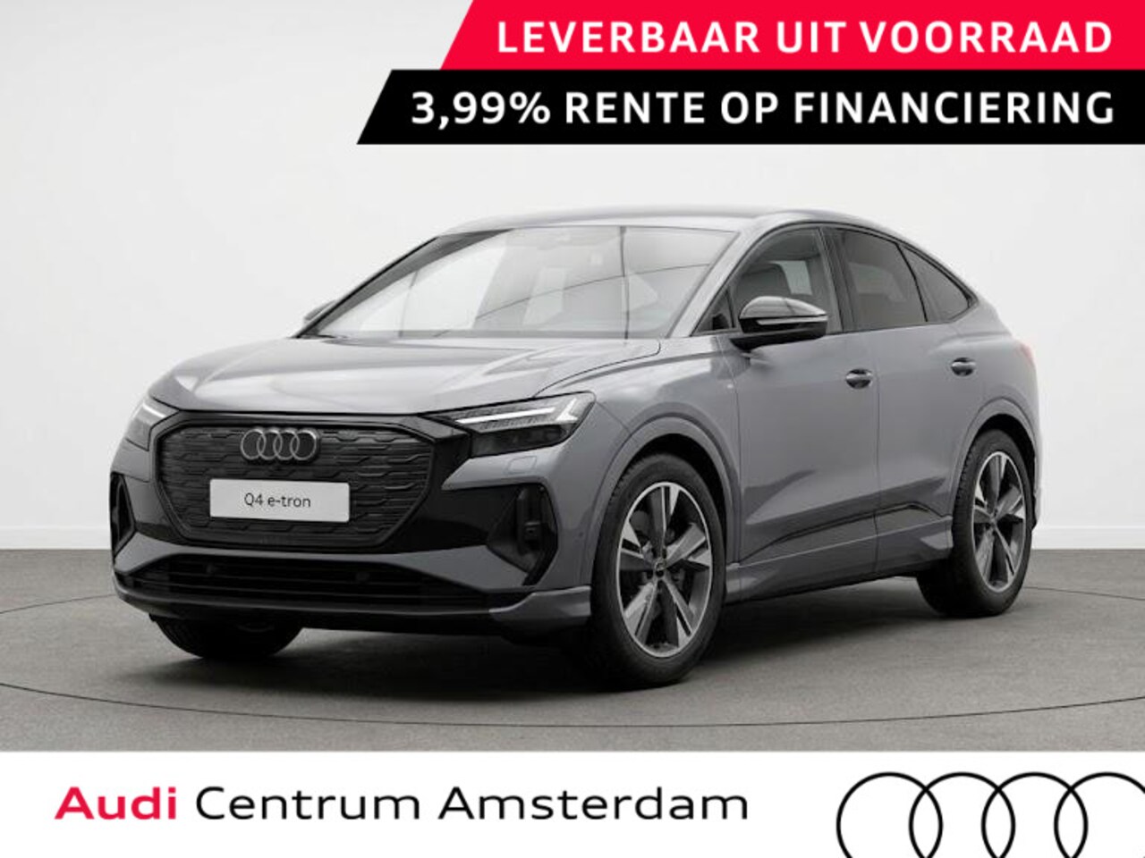 Audi Q4 Sportback e-tron - S edition 63 kWh 204 pk | Techniekpakket plus | Optiekpakket zwart-glanzend | S line leder - AutoWereld.nl