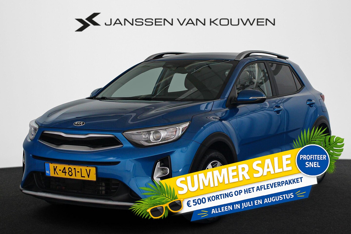 Kia Stonic - 1.0 T-GDi MHEV DynamicPlusLine Achteruitrijcamera Keyless Climate Control - AutoWereld.nl