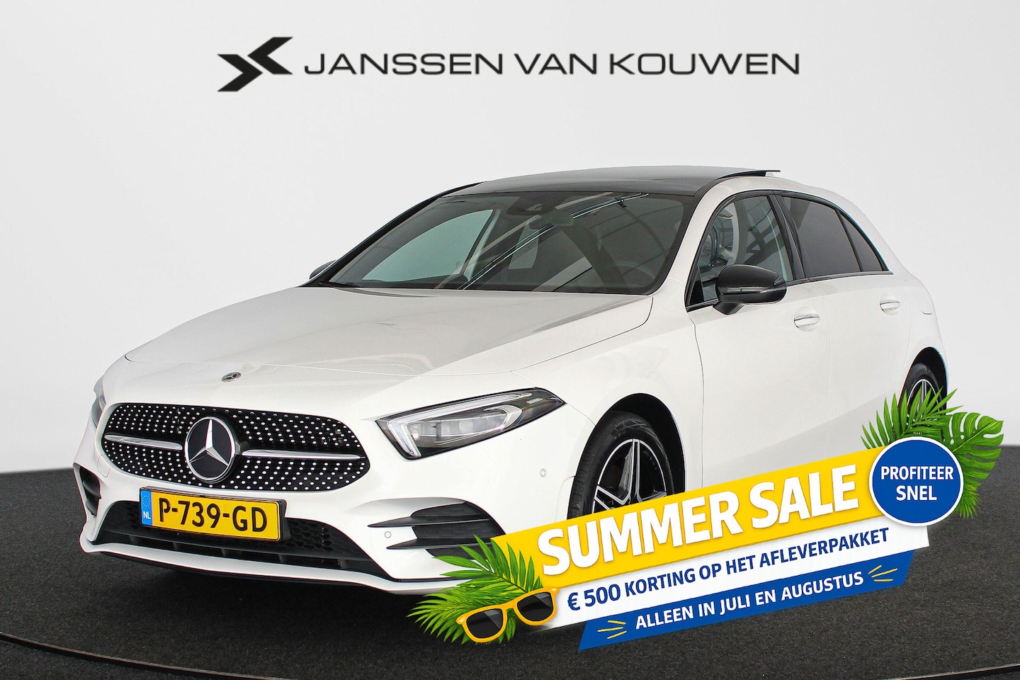 Mercedes-Benz A-klasse - 250 e Business Solution AMG Limited Pano Sfeerverlichting Trekhaak Stoelverwarming SOH 95% - AutoWereld.nl
