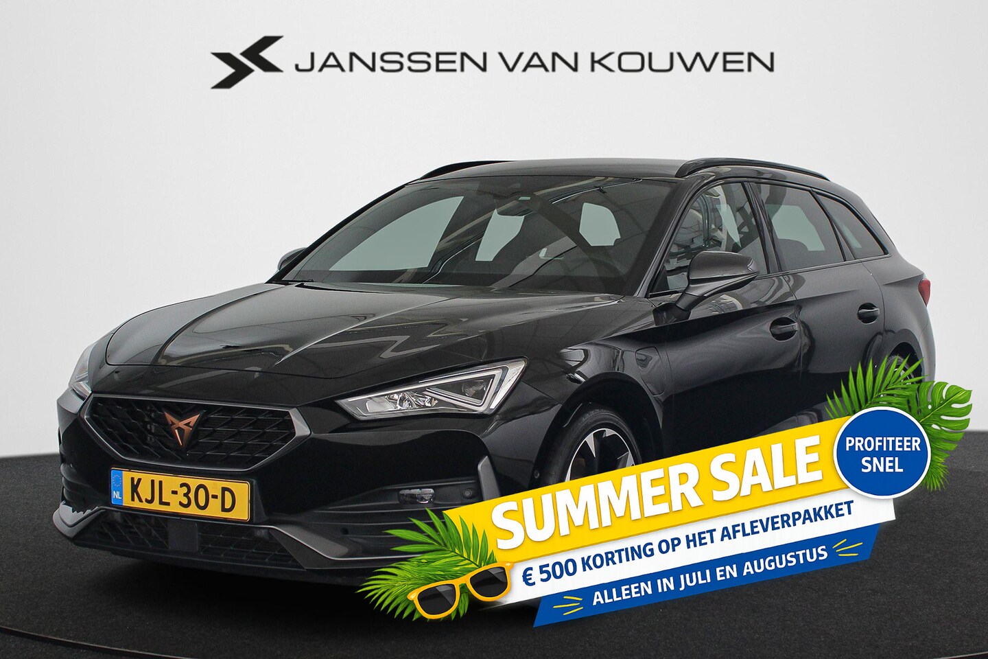 CUPRA Leon Sportstourer - 1.4 e-Hybrid Business Stuur-Stoelverwarming Camera Memory Keyless 18" SOH 100% - AutoWereld.nl