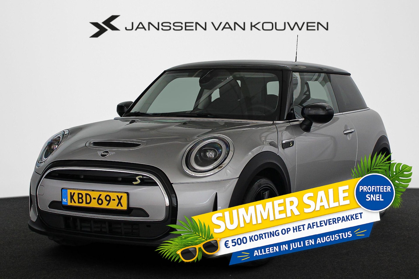 MINI Electric - 33 kWh SOH 100% Sportstoelen Stoelverwarming 17" Zwarte Velgen - AutoWereld.nl