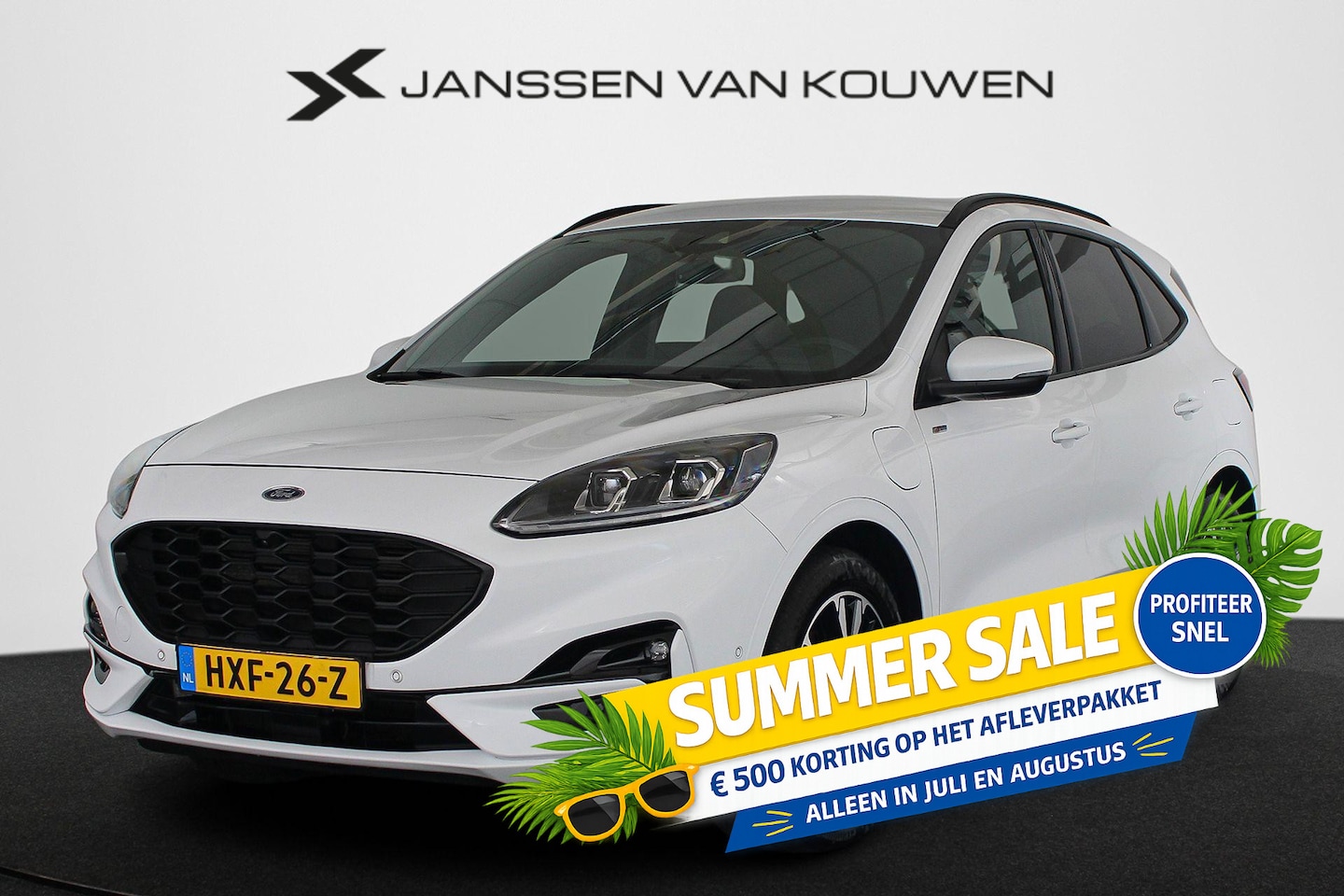 Ford Kuga - 2.5 PHEV ST-Line X Afn. Trekhaak Winterpakket Head-Up Adaptieve Cruise SOH 99% - AutoWereld.nl