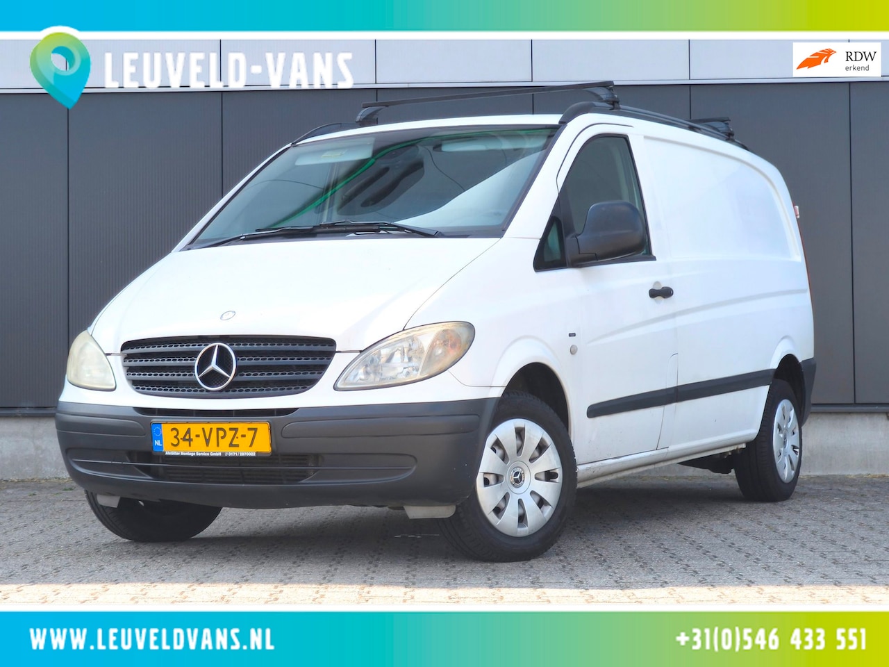 Mercedes-Benz Vito - 113CDI L1H1 AIRCO TREKHAAK 4X NW BANDEN - AutoWereld.nl