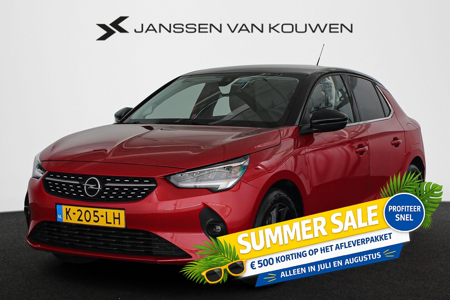 Opel Corsa - 1.2 Elegance 100PK Apple Carplay Airco LED Koplampen - AutoWereld.nl