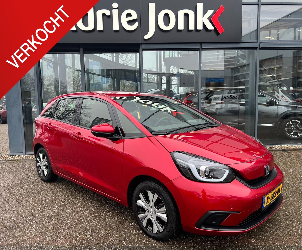 Honda Jazz - 1.5 e:HEV Elegance AUTOMAAT | HYBRIDE | APPLE CARPLAY / ANDROID AUTO | PARKEERSENSOREN - AutoWereld.nl