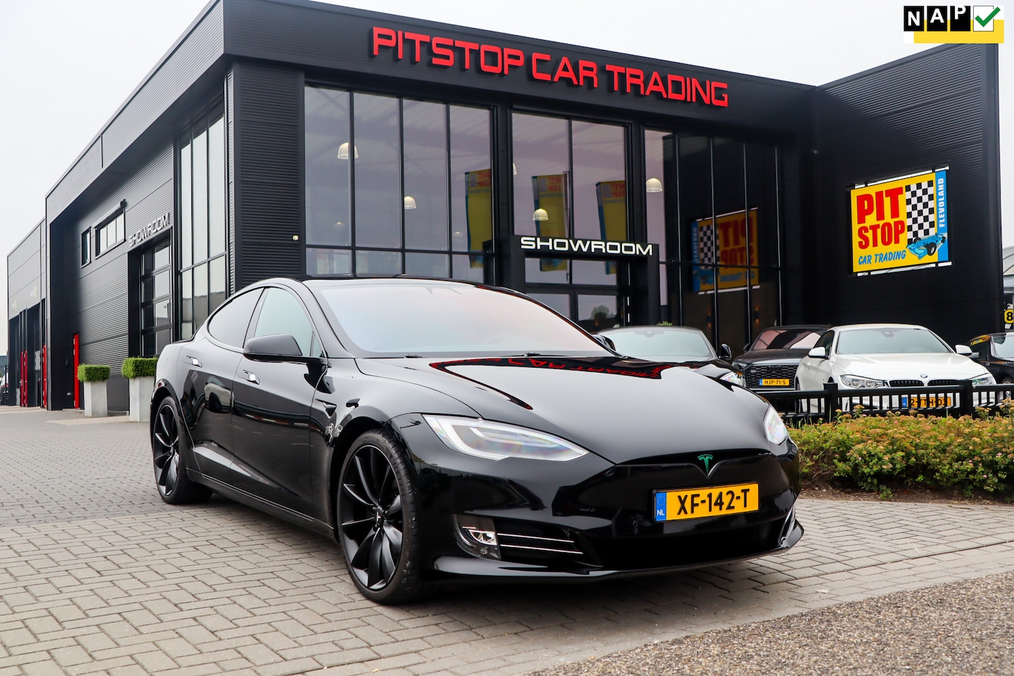 Tesla Model S - 100D 100D, 418 PK, NL Auto, 21 inch, Autopilot, Vollederen bekleding! - AutoWereld.nl