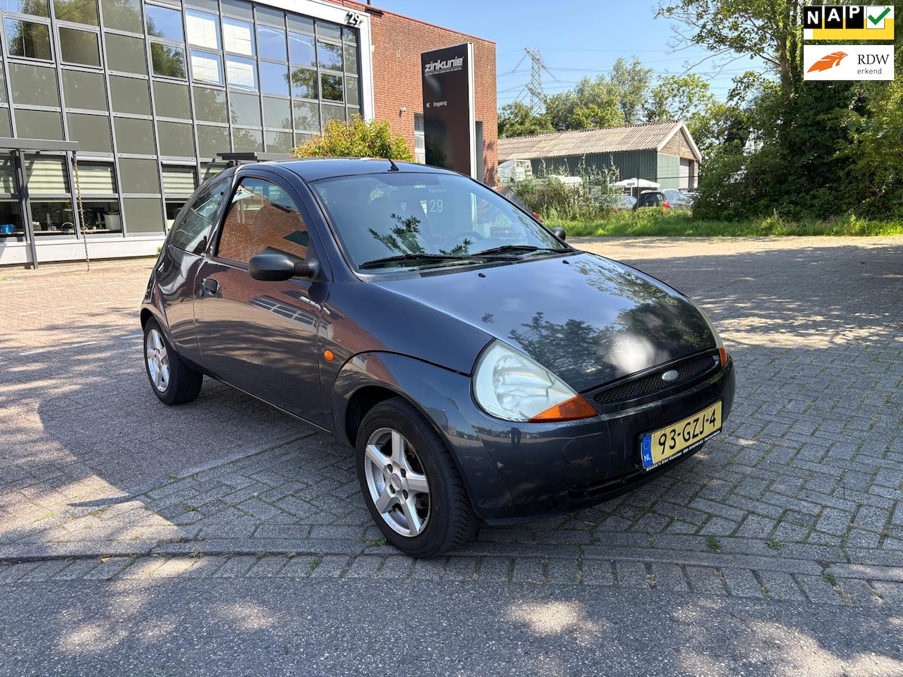 Ford Ka - 1.3 Cool & Sound Ijskoude Airco*Elektrische ramen*NAP*2e eigenaar*Nette auto* - AutoWereld.nl