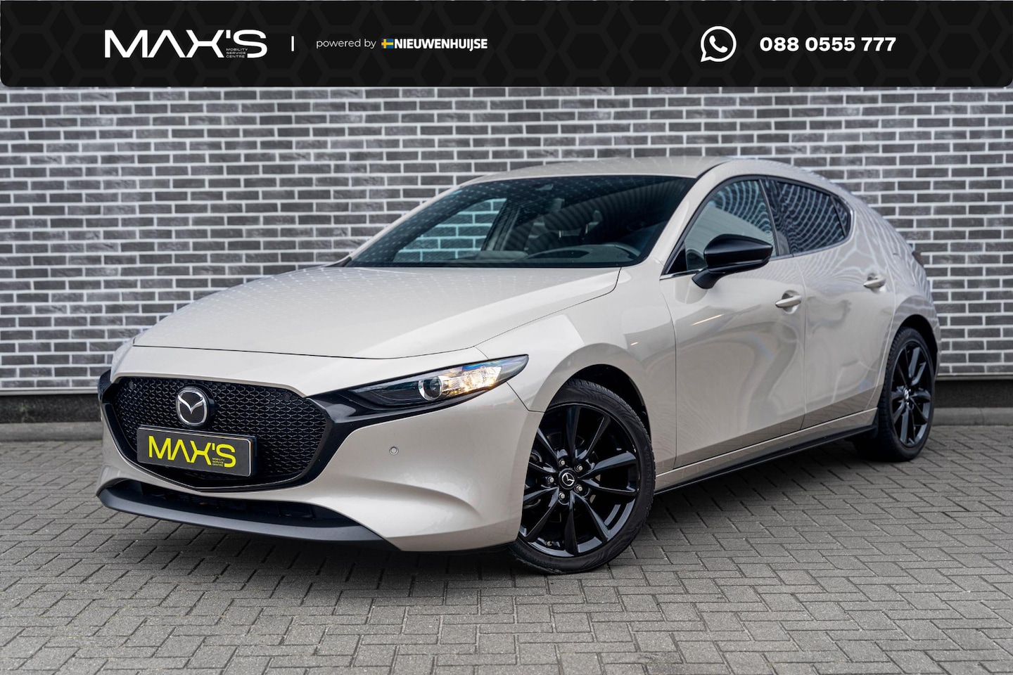 Mazda 3 - 2.0 e-SkyActiv-G M Hybrid 150 Homura | Head-Up Display | All-Season Banden | Achteruitrijc - AutoWereld.nl