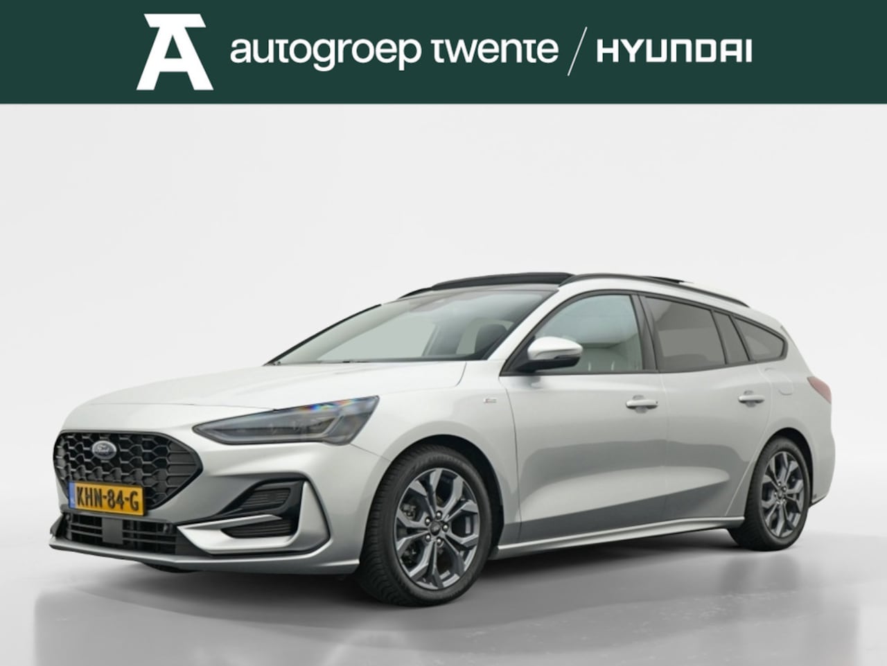 Ford Focus Wagon - 1.0 EcoBoost Hybrid ST Line X | Navi | Trekhaak | Panodak | All- - AutoWereld.nl
