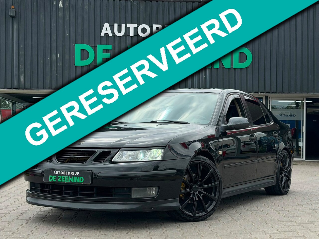 Saab 9-3 Sport Sedan - 1.8t Linear|Black on Black|Leer - AutoWereld.nl