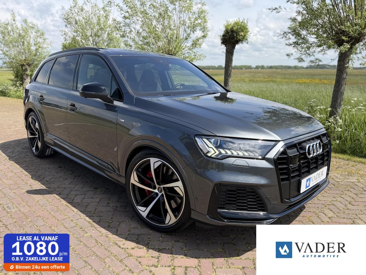 Audi Q7 - 60 TFSI e S Line Pano HUD B&O Laser Nacht Leder Trhk - AutoWereld.nl