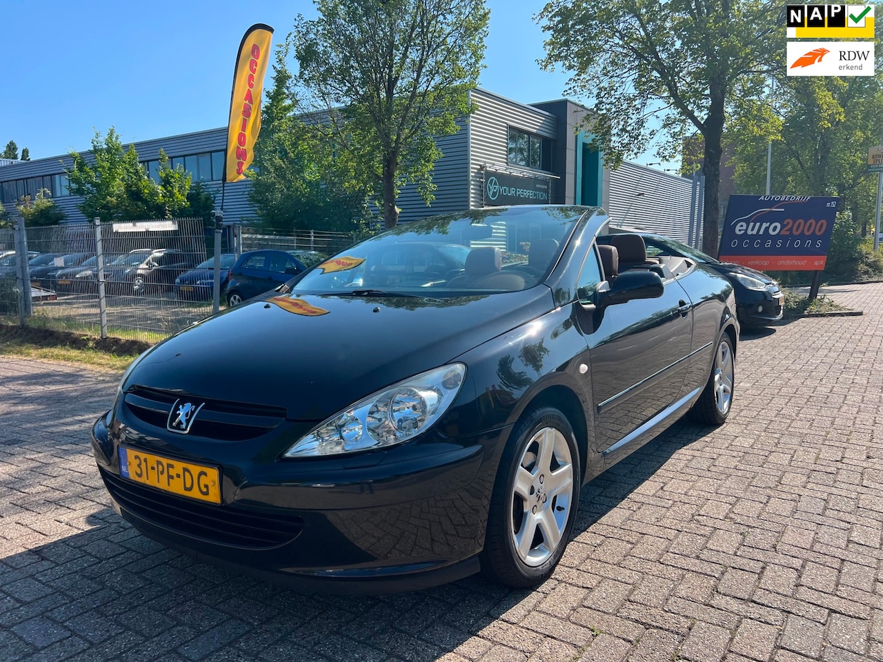 Peugeot 307 CC - 2.0-16V - Nette Staat - Leder - Airco ijskoud ! - AutoWereld.nl