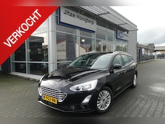 Ford Focus Wagon - 1.0 EcoBoost Titanium Business TREKHAAK (1.000KG), CRUISE, CLIMA, NAVI, PDC V&A, LANE ASSI
