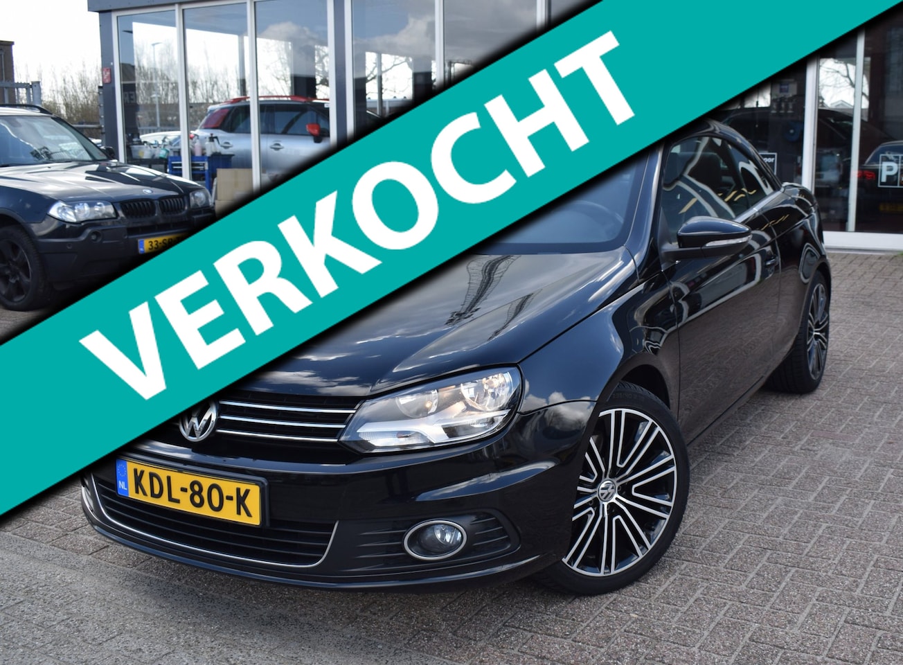 Volkswagen Eos - 2.0 TSI Highline CABRIO DEALER ONDERHOUDEN | SCHUIFDAK | NAVI | LEDEREN STOELEN | STOELVER - AutoWereld.nl