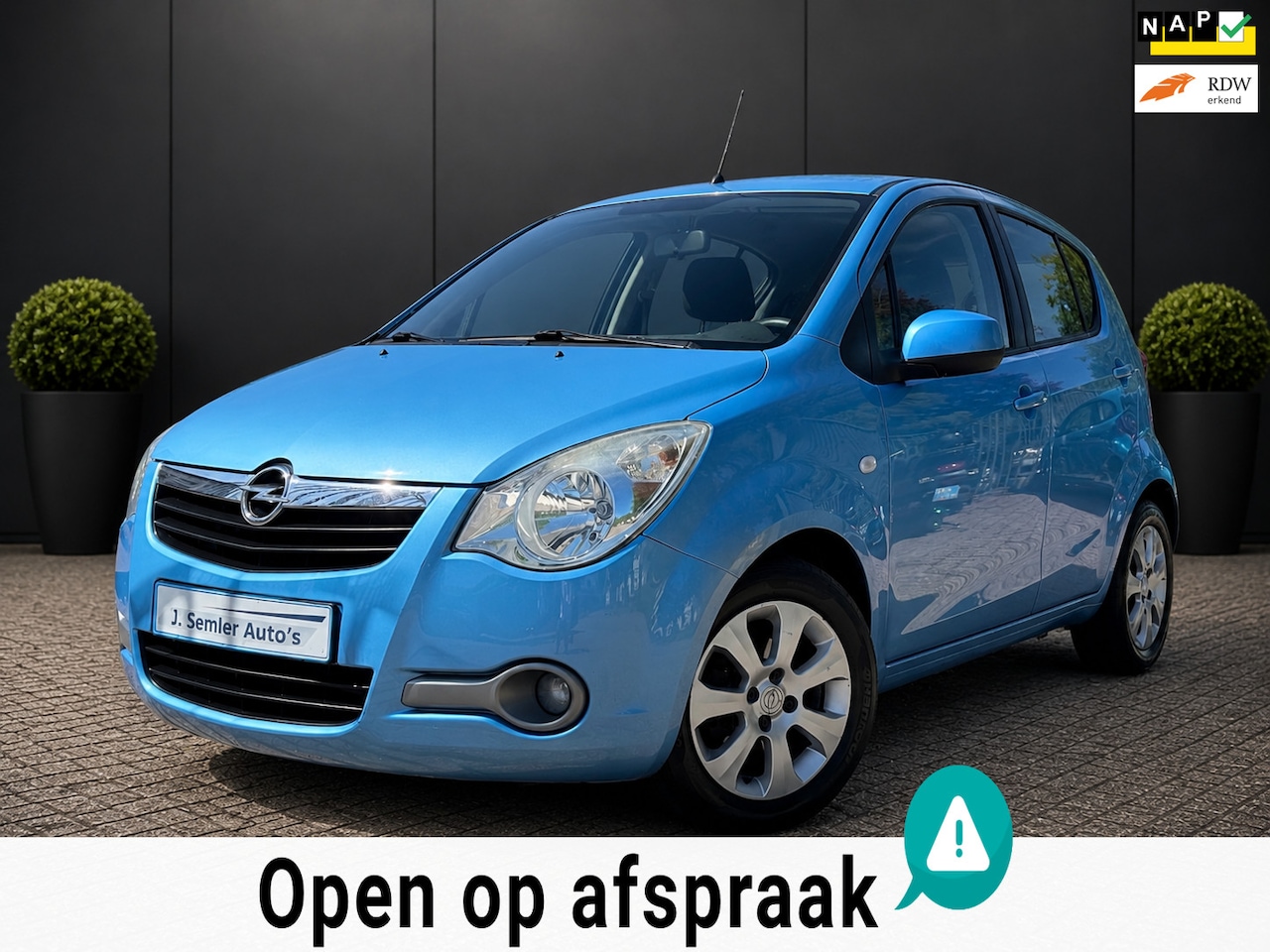 Opel Agila - 1.2 Enjoy AIRCO HOGE INSTAP TOERENTELLER APK 01-2027 - AutoWereld.nl