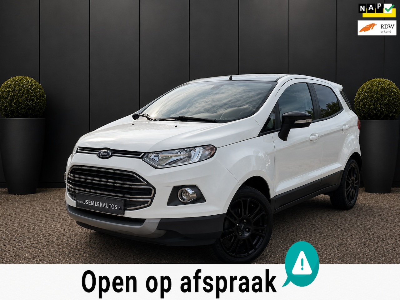Ford EcoSport - 1.0 EcoBoost Titanium S NAVI CRUISE NAP 99DKM TREKHAAK - AutoWereld.nl