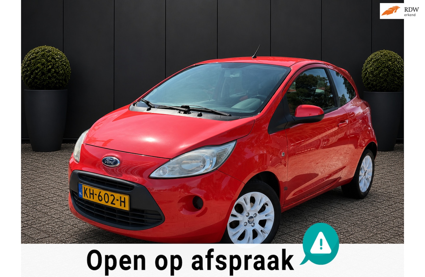 Ford Ka - 1.2 AIRCO D.RIEM VV 161DKM AUX USB WITTE VELGEN - AutoWereld.nl