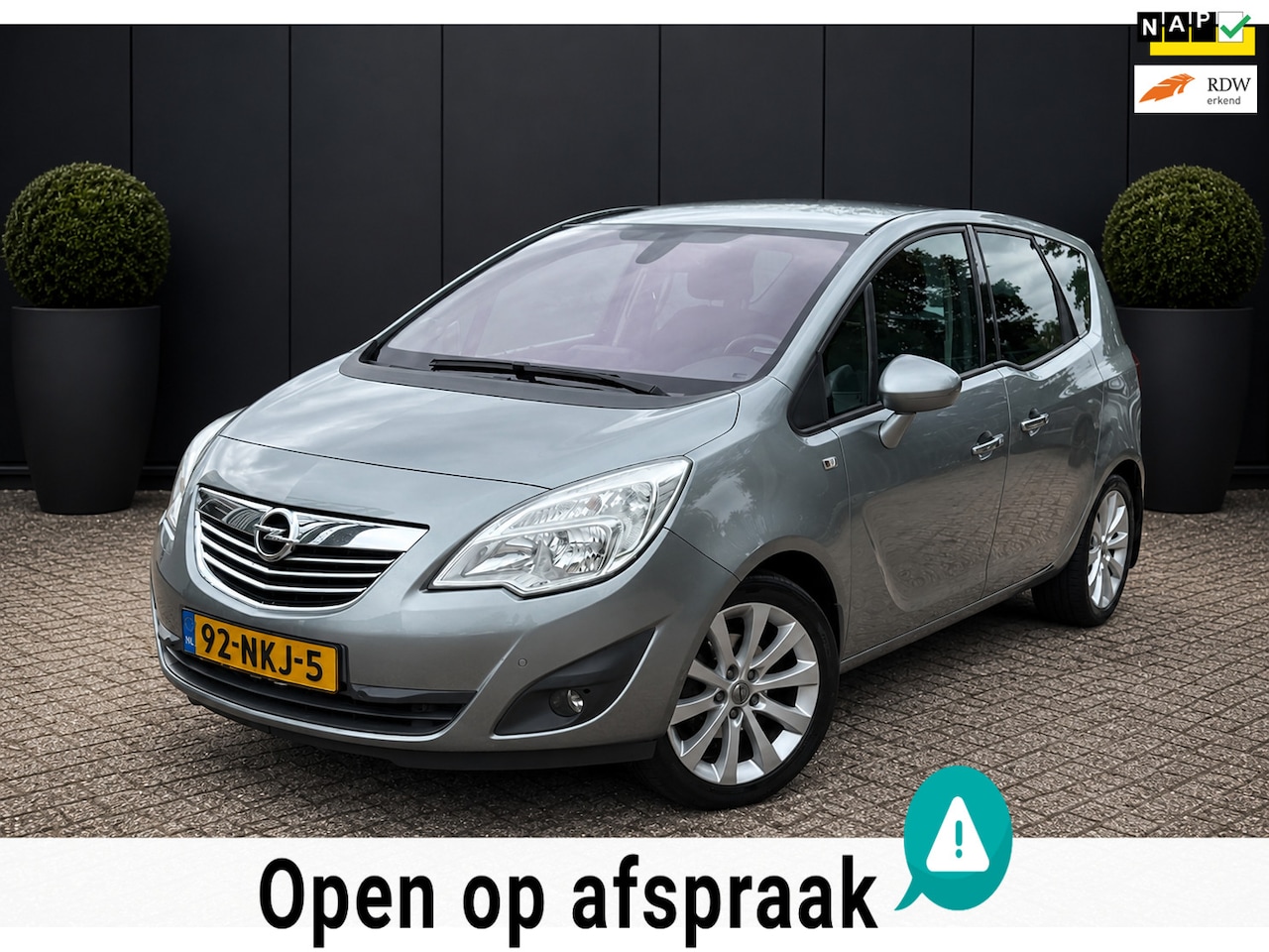 Opel Meriva - 1.4 Turbo Cosmo NAVI CRUISE CTRL AIRCO PDC DEALER ONDH. - AutoWereld.nl