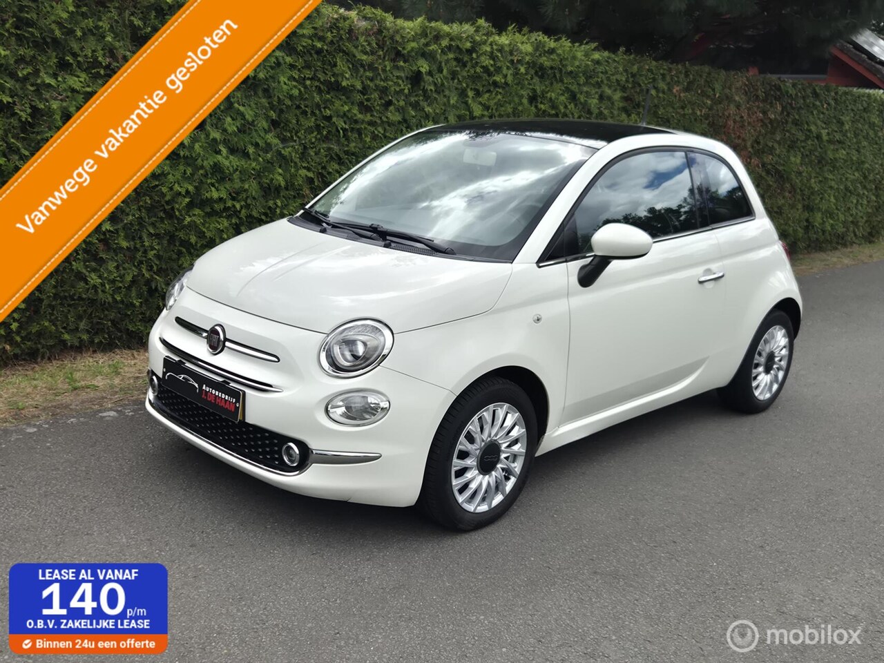Fiat 500 - 1.2 Lounge Climate-control Pdc 54000km! - AutoWereld.nl