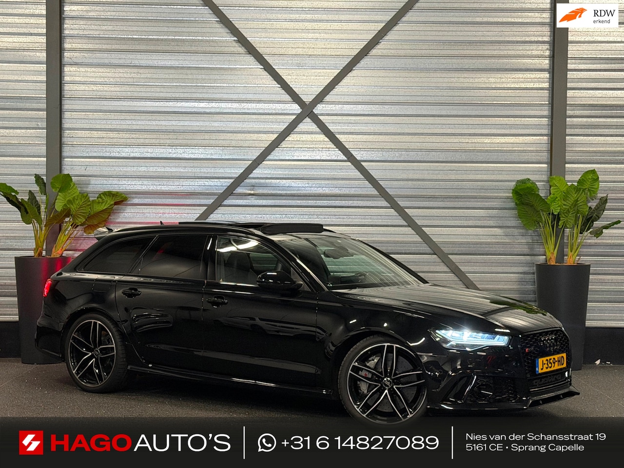 Audi A6 Avant - 4.0 TFSI RS 6 quattro performance ABT 700-PK!/KERAMISCH/B&O/HUD/PANO/LANE-ASSIST/BLIND-SPO - AutoWereld.nl