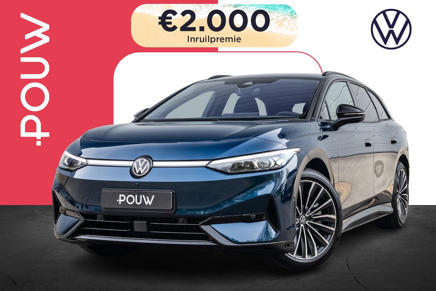 Volkswagen ID.7 Tourer - 286pk Pro Limited Edition 77 kWh | Trekhaak Wegklapbaar | 20" Velgen - AutoWereld.nl