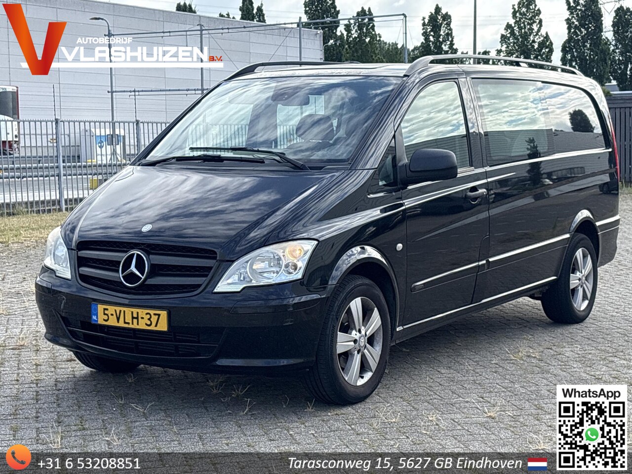 Mercedes-Benz Vito - 113 CDI 320 Lang Dubbel Cabine Luxe | € 5.350,- NETTO! | Airco | Navi | Trekhaak | APK 03- - AutoWereld.nl